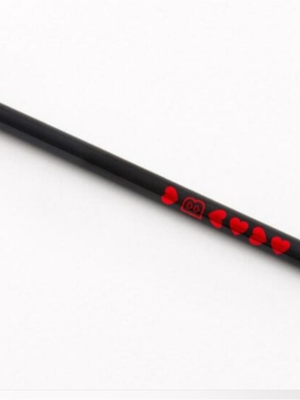 Ipsy X Betty Boop - Black Eyeshadow brush with Red Hearts